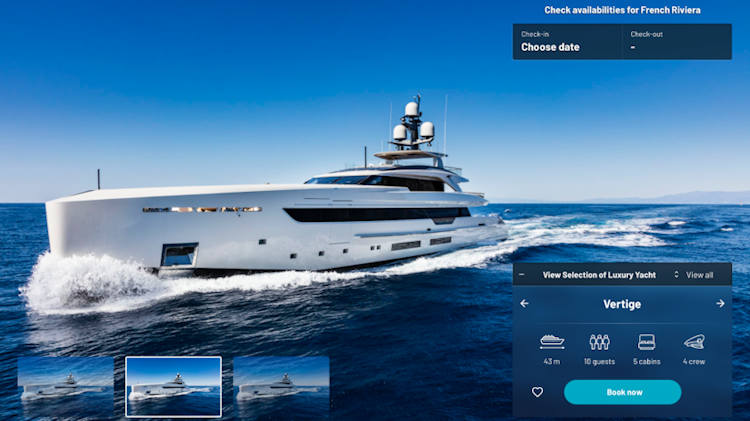 yacht charter app