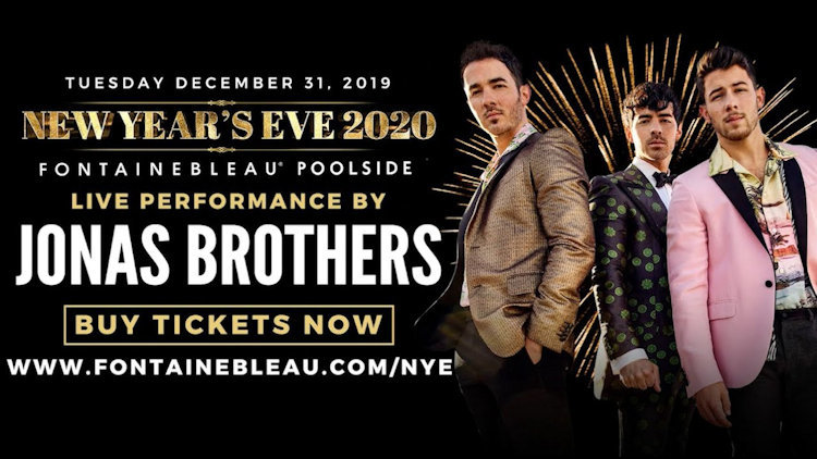 Ultimate New Year’s Eve VIP Experience with the Jonas Brothers in Miami