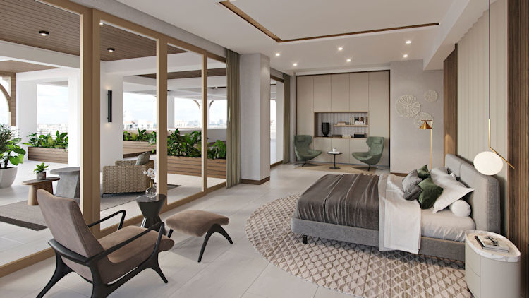 Villa Valencia’s Ultra-luxe $14.9M Penthouse Offers Wellness Getaway
