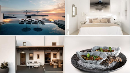 Santorini’s Grace Hotel, Auberge Resorts Collection Reopens with New Restaurant