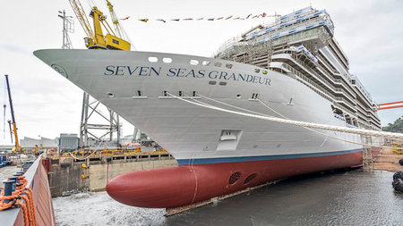 Regent Seven Seas Cruises Floats Out Seven Seas Grandeur