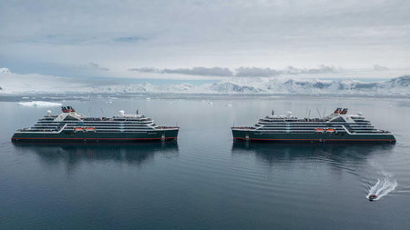 Seabourn Makes History with two ships meeting in Antarctica