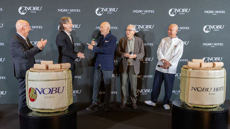 Nobu Opens in the Heart of Roma with a Spirited Sake Ceremony