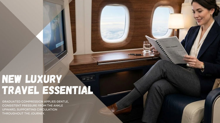 The New Luxury Travel Essential: Compression Wear for the Modern Jetsetter