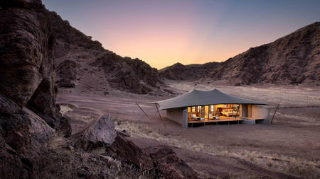 Natural Selection Unveils Hoanib Elephant Camp:  Where the Desert Elephants Roam