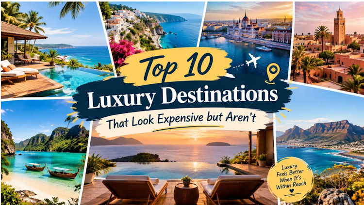 Top 10 Luxury Destinations That Look Expensive but Aren’t