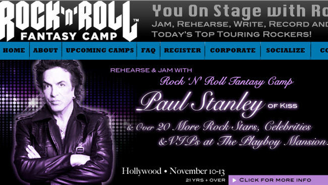 Rock 'n' Roll Fantasy Camp, the Ultimate Travel Destination