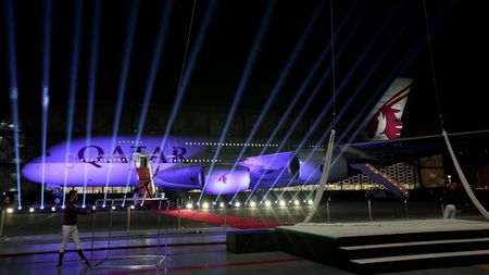 Qatar Airways' First A380 Super-Jumbo Lands in Doha