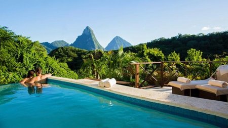 St. Lucia's Anse Chastanet Debuts Casuarina Piton Pool Suite for Winter