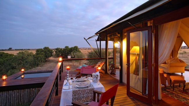 'Glamping' on Safari in Kenya at Olare Mara Kempinski Masai Mara