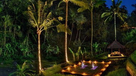 Full Moon Yoga at Four Seasons Bali