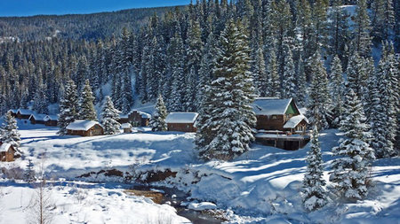 Escape to Dunton Hot Springs this Winter