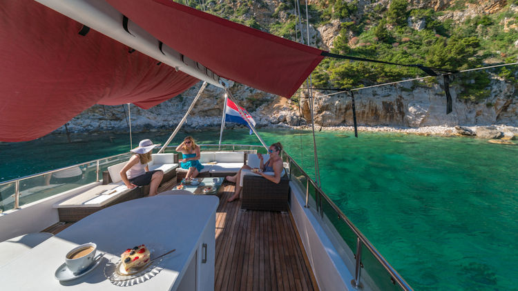 What It's Like Sailing Around Croatian Islands Aboard a Luxury Yacht