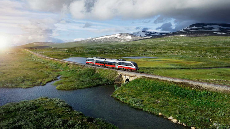 New Norwegian Arctic Circle Express Train Journey