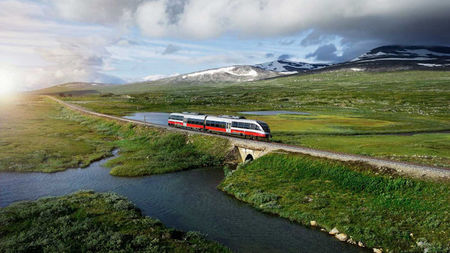 New Norwegian Arctic Circle Express Train Journey