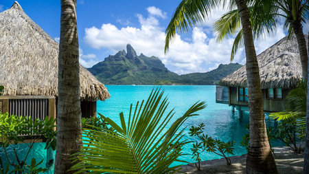 French Polynesia Valentine's Day Proposal from The St. Regis Bora Bora Resort