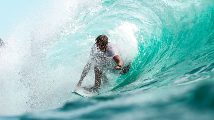 Surfing in Bali