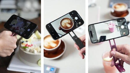 Pocket-Sized MagSafe iPhone Stand for Capturing Luxury Travel Moments