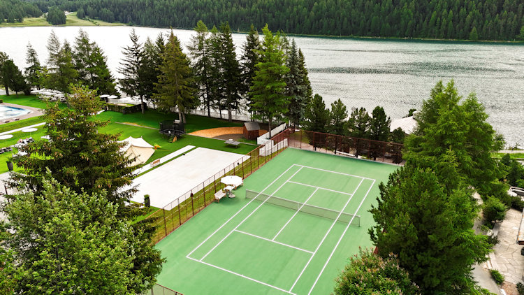 New Alpine Tennis & Padel Courts at Badrutt’s Palace St. Moritz