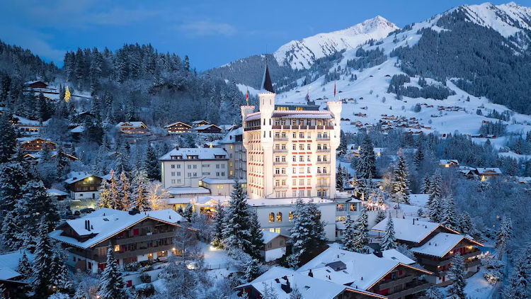 Gstaad Palace opens December 15th for the winter season