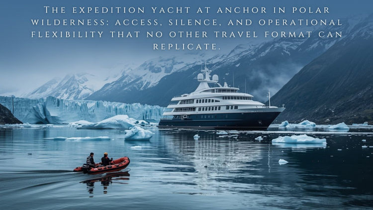 The Expedition Yacht as the Ultimate Luxury Travel Platform for Polar Travel