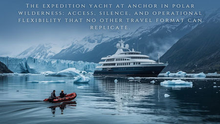 The Expedition Yacht as the Ultimate Luxury Travel Platform for Polar Travel