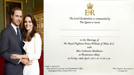 A List of Guests Attending the Royal Wedding