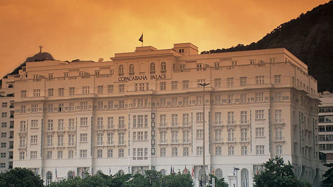 Bend it Like Beckham at Copacabana Palace, Rio de Janeiro