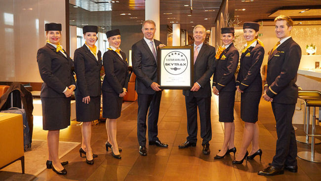 Lufthansa is the only five-star airline in Europe