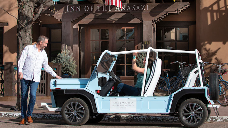 Rosewood Inn of the Anasazi Announces Partnership with Eco-Friendly Moke Rentals