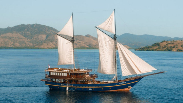 Celestia Luxury Phinisi Yacht to Sail the Majestic Waters of the Indonesian Archipelago