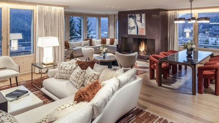 Kulm Hotel St. Moritz Unveils $1.85 Million Dollar Renovation of its Largest Suite, the Corvatsch Suite 