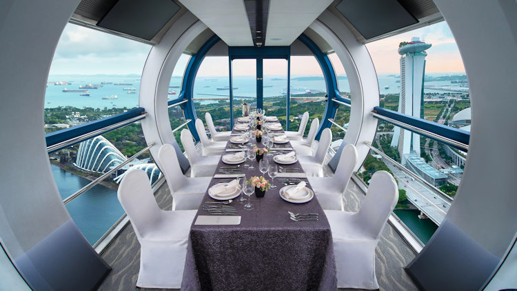 Reimagine Lunch with Singapore Flyer's New Skyline Lunch Experience