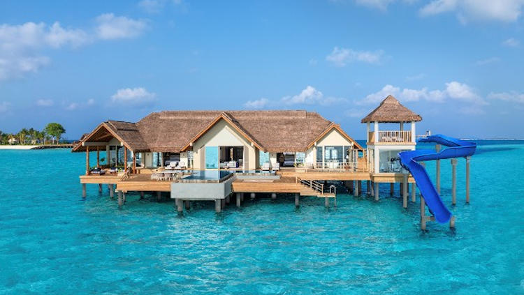 Slide Into Paradise at JW Marriott Maldives Kaafu Atoll Island Resort