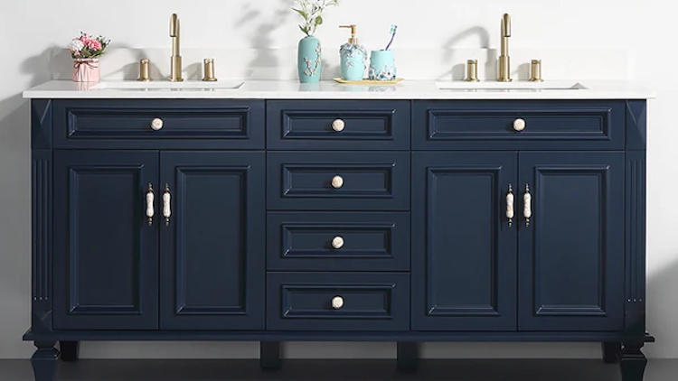 Why Navy Blue Bathroom Cabinets are the Perfect Balance of Classic and Modern