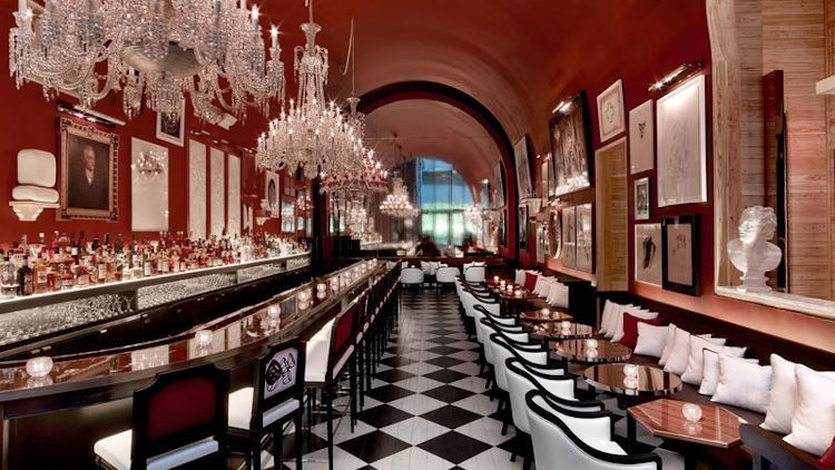 Introducing the Black Crystal Halloween Masquerade in The Bar at Baccarat Hotel New York