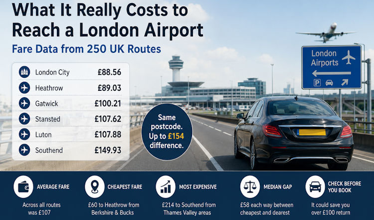 What It Really Costs to Reach a London Airport