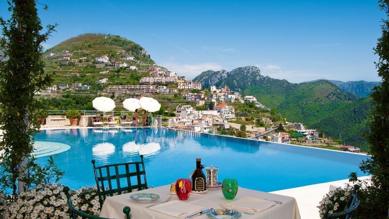 Belmond Hotel Caruso - Rooftop bar in Amalfi Coast