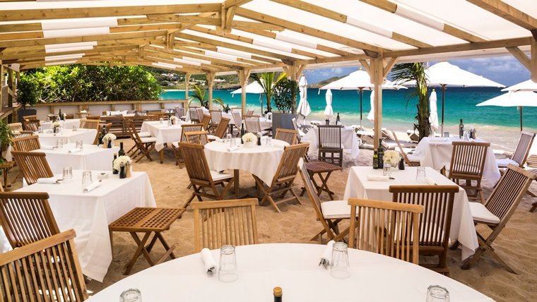 Fine dining at La Case  Cheval Blanc St-Barth Hotel