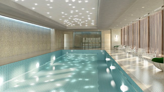 The Langham Hotel Chicago spa pool