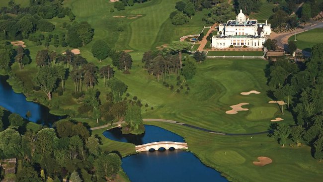 Stoke Park golf course aerial