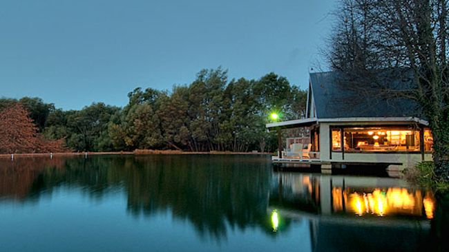 Cleopatra Mountain Farmhouse evening lakeside