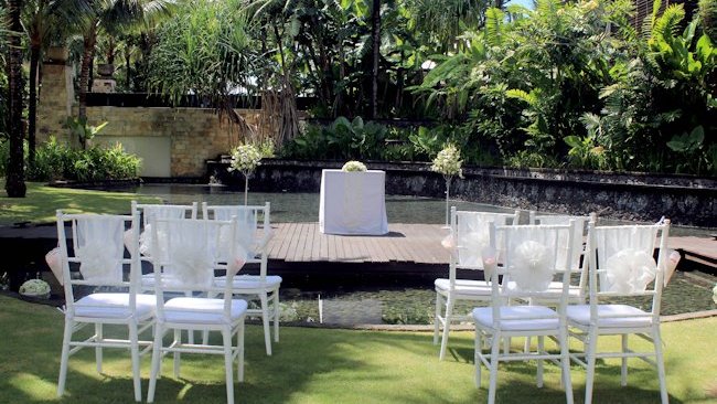 Conrad Bali garden wedding