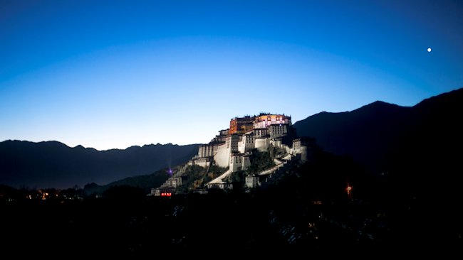 Potala Palace night