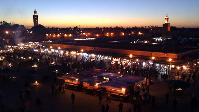 Djemaa el Fna market