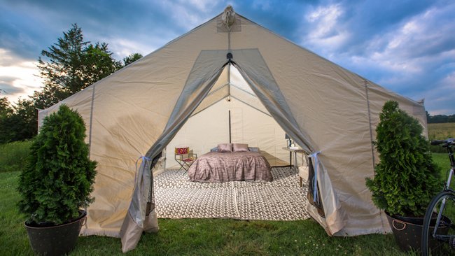 TerraVelo Tours tent