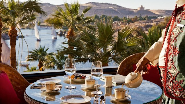 Sofitel Legend Old Cataract Aswan tea