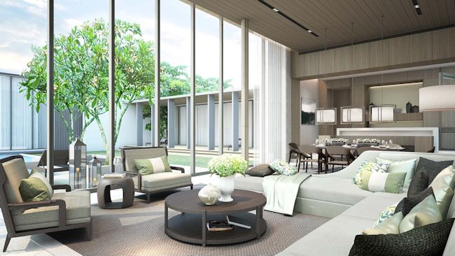 Waldorf Astoria Bali interior livingroom