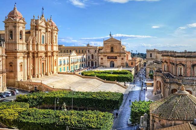 Noto Italy street view