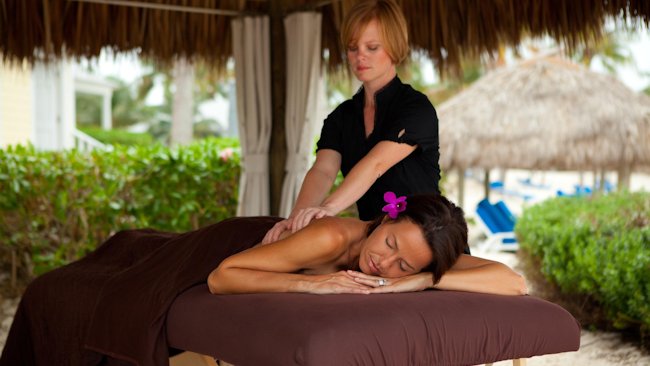 Sunset Key Guest Cottages beach massage